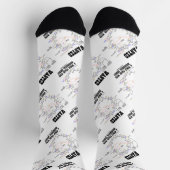 Chaussette Recherché Un Monde Plein D'Énergie Biochimique (Haut)