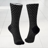 Chaussette Rectangle Logo personnalisé Motif Entreprise