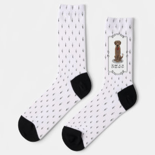 Chaussette Récupérateur Labrador du Laboratoire de Chocolat p