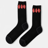 Chaussette Red Casino Dice Gambler (Gauche)