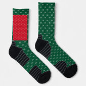 Chaussette Red et Green Infinity Festive Style Edition (Droite)