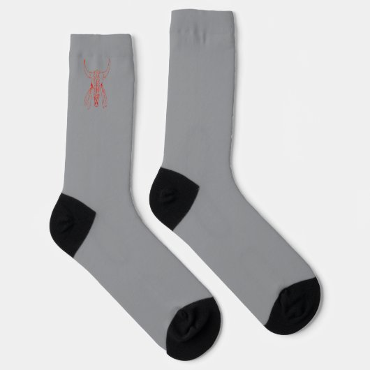 Chaussette Red Ghost Dance Buffalo ligne de chaussettes premi (Droite)