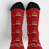 Chaussette Red Joyeux Noël Chaussettes de Noël (Haut)