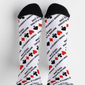 Chaussette Réfléchissez prudemment avant de jouer à Trick One (Haut)