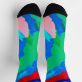Chaussette Réflexion Abstraite (Haut)