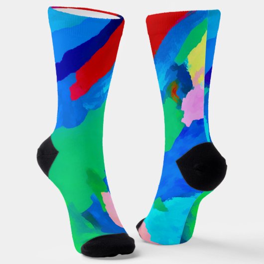 Chaussette Réflexion Abstraite (Angulaire)