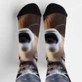 Chaussette Reindeer Magic : Gros plan de Santas Loyal Compani (Haut)