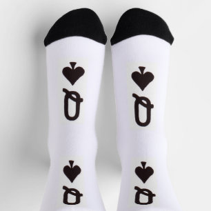 Chaussette Reine de Pique Noir Thunder_Cove