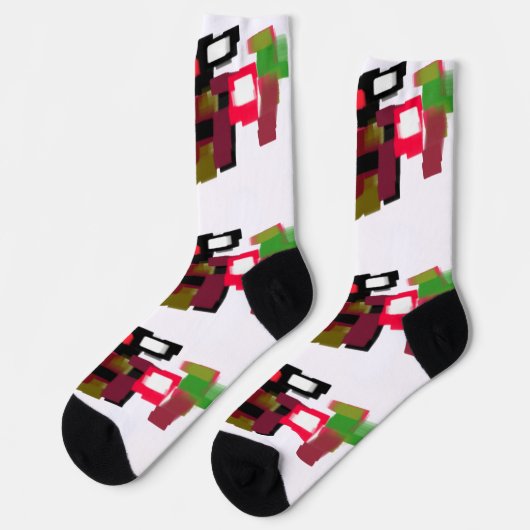 Chaussette Renard automne jouant (Gauche)