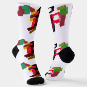 Chaussette Renard automne jouant (Angulaire)