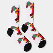 Chaussette Renard automne jouant (Droite)