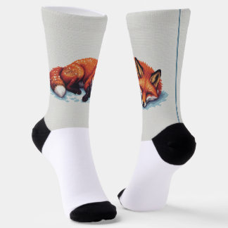 Chaussette Renard endormi