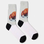 Chaussette Renard endormi (Droite)