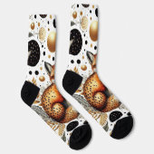 Chaussette Renard mignon et points sans couture (Droite)