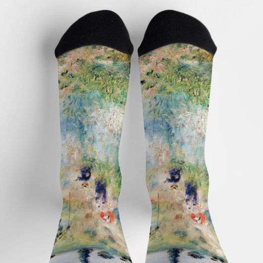 Chaussette Renoir - Chemin menant à travers l'herbe haute (Haut)