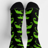 Chaussette Reptile caméléon vert (Haut)