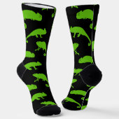 Chaussette Reptile caméléon vert (Angulaire)