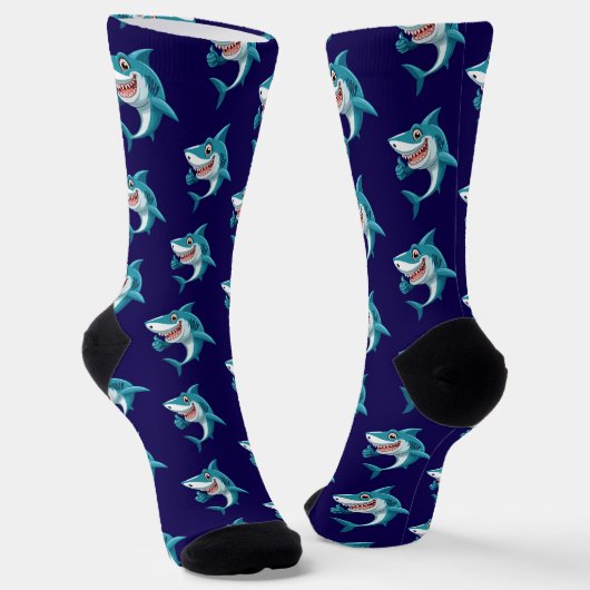 Chaussette Requin mignon (Angulaire)