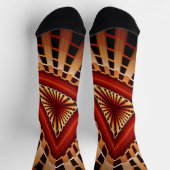 Chaussette Réseau d'Imaginaires 3D Conception graphique fract (Haut)