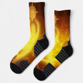 Chaussette Résilience luminescente orange (Gauche)