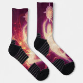 Chaussette Résilience luminescente violet (Droite)