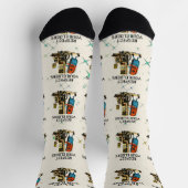 Chaussette Respect Your Elders Gaming Control Retro Funny (Haut)