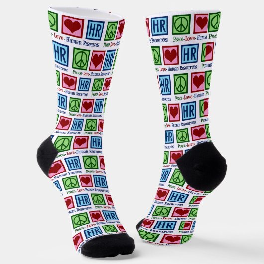 Chaussette Ressources humaines Paix Amour RH Noël (Angulaire)