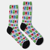 Chaussette Ressources humaines Paix Amour RH Noël (Droite)