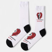 CHAUSSETTE RESTEZ AVEC LES IMMIGRANTS (Gauche)