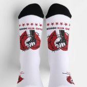 CHAUSSETTE RESTEZ AVEC LES IMMIGRANTS (Haut)