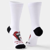 CHAUSSETTE RESTEZ AVEC LES IMMIGRANTS (Angulaire)