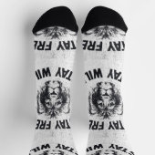 Chaussette Restez Libres Chaussettes Sauvages (Haut)