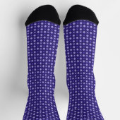 Chaussette Résumé diagonale violet (Haut)