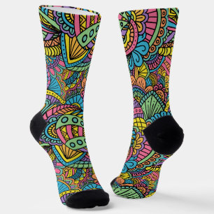 Chaussette Résumés de couleur funky