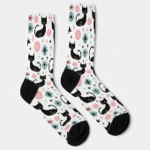 Chaussette Retro Cats Pastel (Droite)