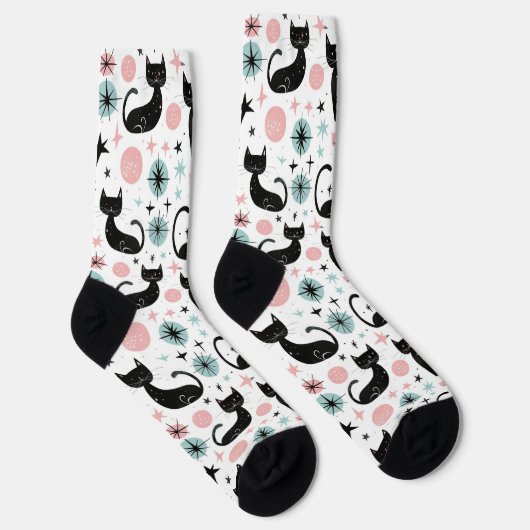 Chaussette Retro Cats Pastel  (Droite)
