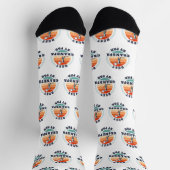 Chaussette Retro Fête des pères Grand-père Golf Lover Personn (Haut)