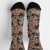 Chaussette Retro floral pattern. (Haut)