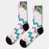 Chaussette Rétro Funky (Gauche)
