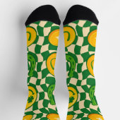 Chaussette Rétro Maximaliste Damier Saint-Patrick (Haut)