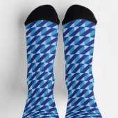 Chaussette Rétro Nostalgie 90 Zig Zag Géométrique Abstrait (Haut)