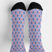 Chaussette Retro rhombic pattern.  (Haut)