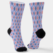 Chaussette Retro rhombic pattern. (Angulaire)