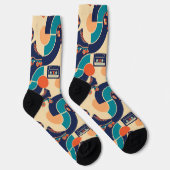 Chaussette Retro Roller Disco (Droite)