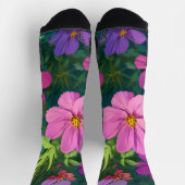 Chaussette Retro Sunshine Patterns – Bold Colorful (Haut)