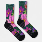 Chaussette Retro Sunshine Patterns – Bold Colorful (Droite)