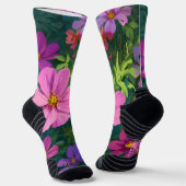 Chaussette Retro Sunshine Patterns – Bold Colorful (Angulaire)