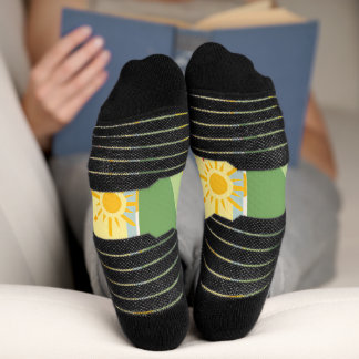 Chaussette Retro Sunshine Patterns – Bold Colorful