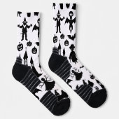 Chaussette Retro Sunshine Patterns – Bold Colorful (Droite)