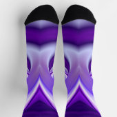 Chaussette Rêves arc-en-ciel à fleurs violettes (Haut)